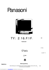 Panasonic TX-21AP1F Bedienungsanleitung