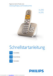 Philips XL390 Benutzerhandbuch