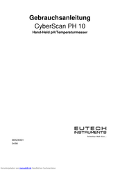 Thermo Fisher Scientific CyberScan pH10 Gebrauchsanleitung