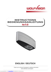 WolfVision VZ-C3D Bedienungsanleitung