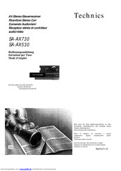 Technics SA-AX530 Bedienungsanleitung