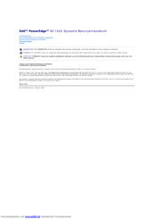 Dell PowerEdge SC1420 Benutzerhandbuch