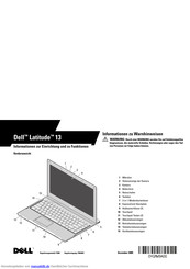 Dell Latitude 13 Einstellung Und Funktionen