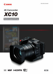 Canon XC10 Bedienungsanleitung