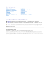 Dell Vostro 1310 Servicehandbuch
