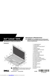 Dell Latitude E4310 Einstellung Und Funktionen