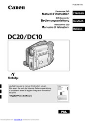 Canon DC20 Bedienungsanleitung