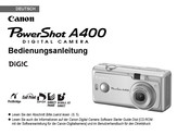 Canon PowerShot A400 Bedienungsanleitung