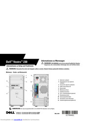 Dell Vostro 230 Einstellung Und Funktionen