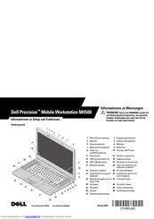 Dell Precision M4500 Einstellung Und Funktionen