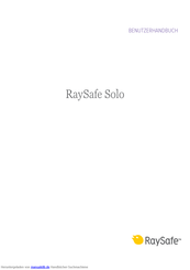 RaySafe Solo Benutzerhandbuch
