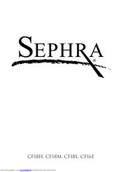 Sephra CF18H Handbuch