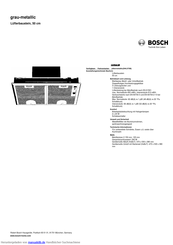 Bosch DHL575B Kurzanleitung