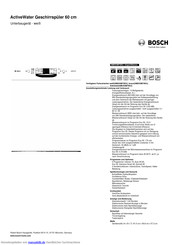 Bosch SMD53M72EU Kurzanleitung