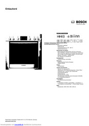 Bosch HEG73B550 Kurzanleitung