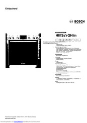 Bosch HEB73D352 Kurzanleitung