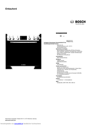 Bosch HEA33T150 Kurzanleitung