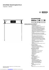 Bosch SMI69U85EU Kurzanleitung
