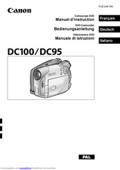 Canon DC100 Bedienungsanleitung