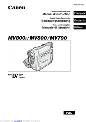 Canon MV800i Bedienungsanleitung