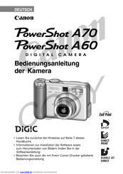 Canon PowerShot A70 Bedienungsanleitung