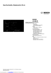 Bosch PRS926B70E Kurzanleitung