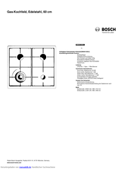 Bosch NNH615XEU Kurzanleitung