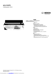 Bosch DHL535C Kurzanleitung