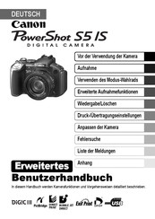 Canon PowerShot S5 IS Benutzerhandbuch