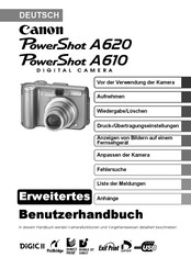 Canon PowerShot A 610 Benutzerhandbuch