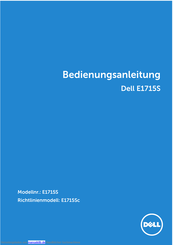 Dell E1715S Bedienungsanleitung