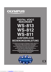 Olympus WS-811 Bedienungsanleitung
