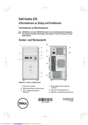 Dell Vostro 270 Einstellung Und Funktionen