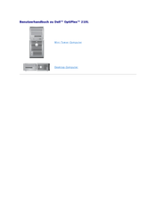 Dell OptiPlex 210L Benutzerhandbuch