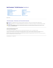 Dell Precision M2300 Servicehandbuch