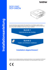 Brother DCP-330C Installationsanleitung