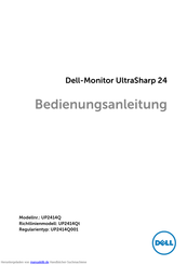 Dell UP2414Q Bedienungsanleitung