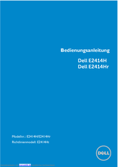 Dell E2414Hr Bedienungsanleitung