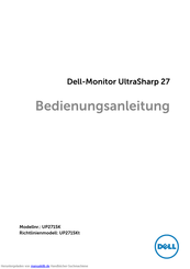Dell UP2715K Bedienungsanleitung