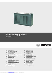 Bosch PSS 0002 Installationsanleitung