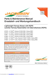 Jacobsen 67981 - LF 570, Kubota V1505-E3B, 5 Gang 2WD Wartung Und Service