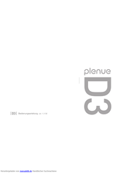Cowon plenue D3 Bedienungsanleitung