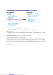 Dell 2707WFP Monitore Benutzerhandbuch