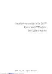 Dell PowerVault MD3000 Installationshandbuch