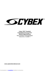 Cybex 750T Bedienungsanleitung