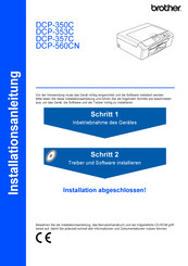 Brother DCP-353C Installationsanleitung