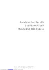 Dell PowerVault MD3000 Installationshandbuch