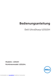 Dell UltraSharp U2515H Bedienungsanleitung