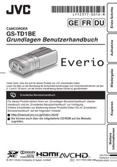 JVC EVERIO GS-TD1BE Benutzerhandbuch
