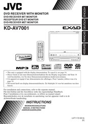 JVC EXAD KD-AV7001 Bedienungsanleitung
